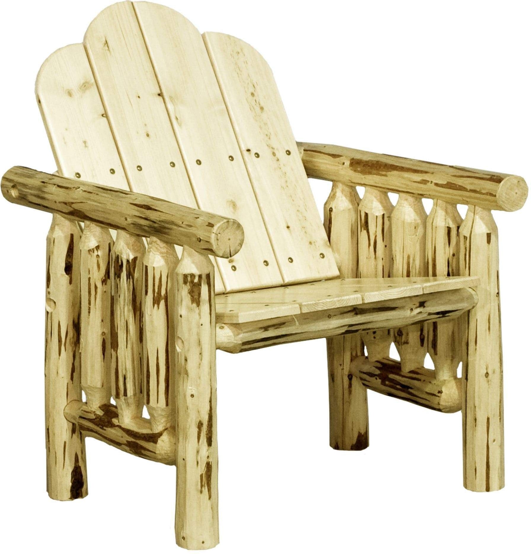 Montana Woodworks Montana Collection Deck Chair-Rustic Furniture Marketplace