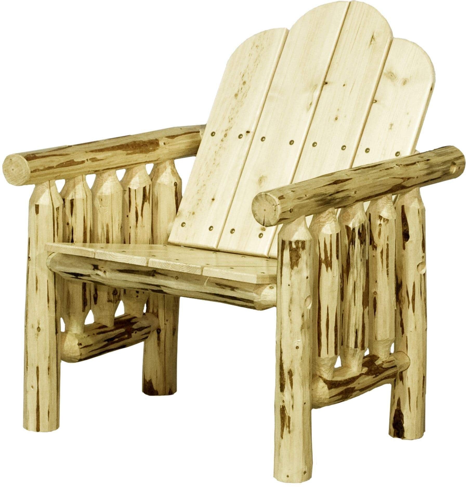 Montana Woodworks Montana Collection Deck Chair-Rustic Furniture Marketplace