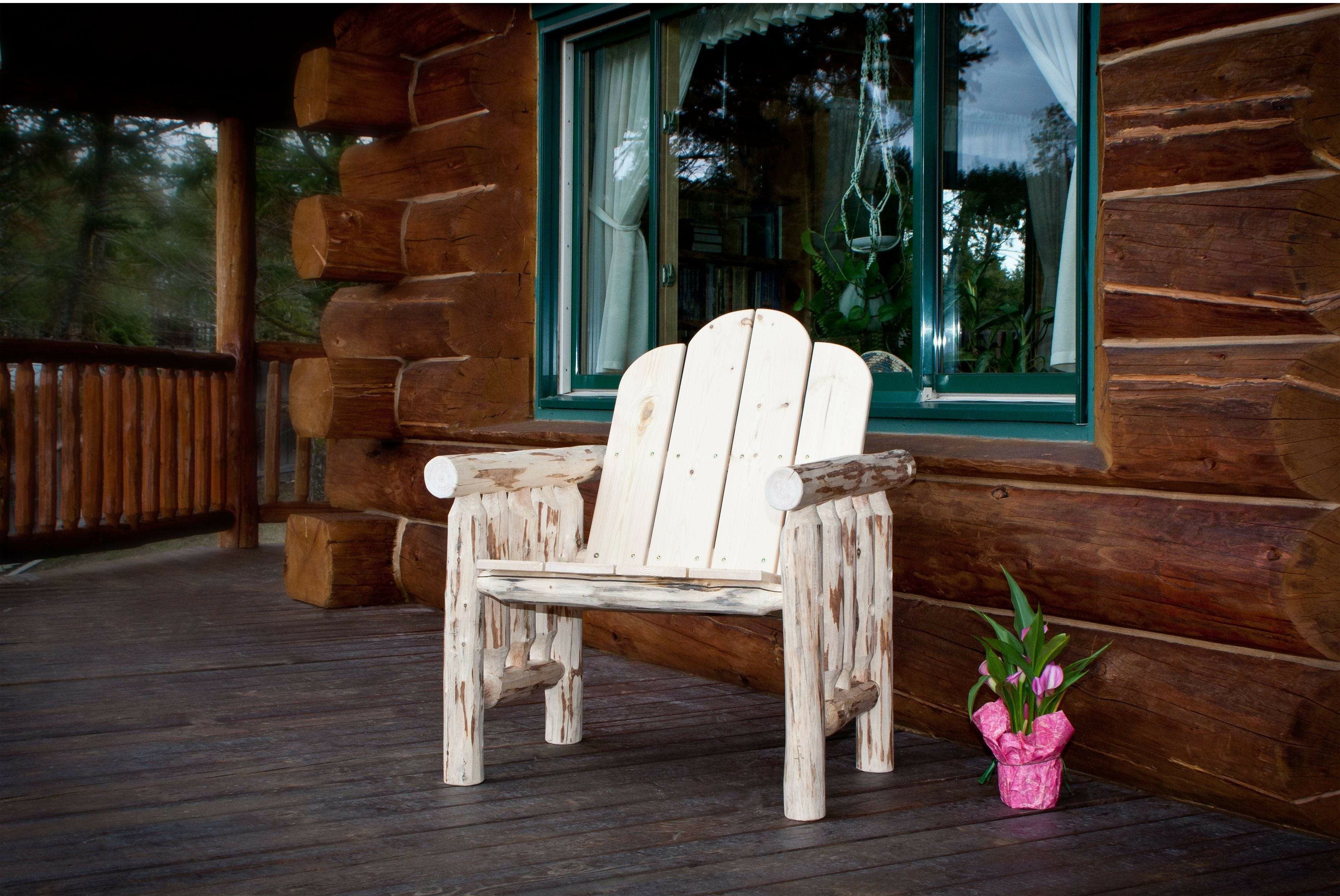 Montana Woodworks Montana Collection Deck Chair-Rustic Furniture Marketplace