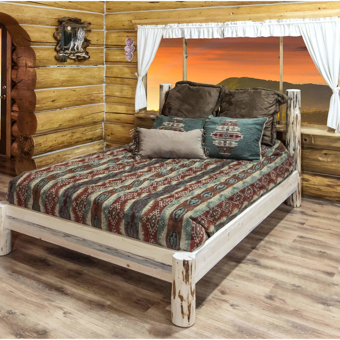 Montana Woodworks Montana Collection Full Platform Bed-Rustic Furniture Marketplace