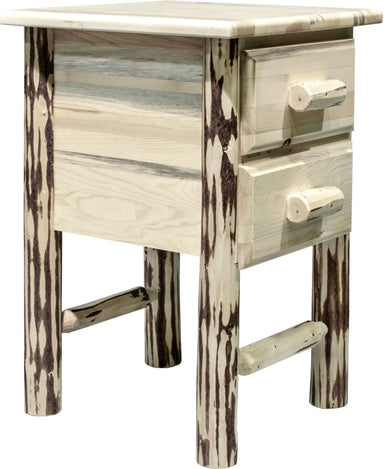 Montana Woodworks Montana Collection Nightstand with 2 Drawers-Rustic Furniture Marketplace