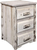Montana Woodworks Montana Collection Nightstand with 3 Drawers-Rustic Furniture Marketplace