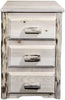 Montana Woodworks Montana Collection Nightstand with 3 Drawers-Rustic Furniture Marketplace