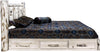 Montana Woodworks Montana Collection Queen Storage Platform Bed with Laser Engraved Design - Clear Lacquer Finish-Rustic Furniture Marketplace
