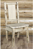 Montana Woodworks Montana Collection Side Chair with Laser Engraved Design - Ready to Finish-Rustic Furniture Marketplace