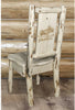 Montana Woodworks Montana Collection Side Chair with Laser Engraved Design - Ready to Finish-Rustic Furniture Marketplace