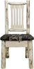 Montana Woodworks Montana Collection Side Chair with Upholstered Seat-Rustic Furniture Marketplace
