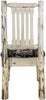 Montana Woodworks Montana Collection Side Chair with Upholstered Seat-Rustic Furniture Marketplace