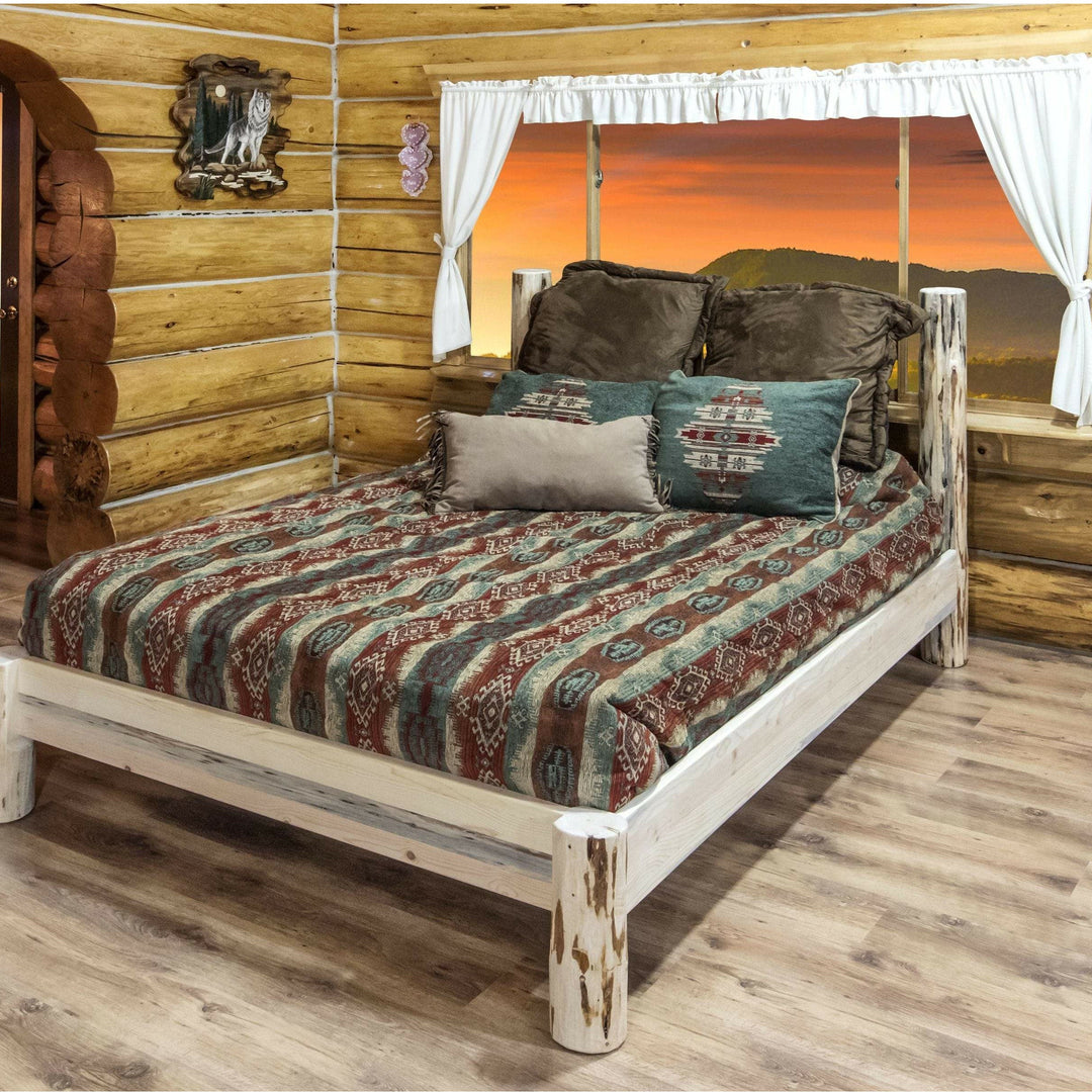 Montana Woodworks Montana Collection Twin Platform Bed-Rustic Furniture Marketplace