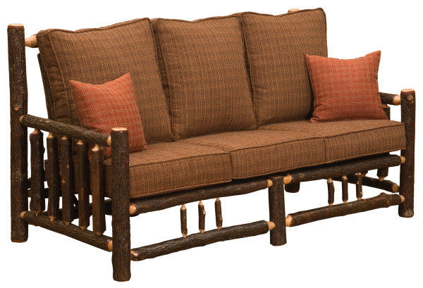 Fireside Lodge Hickory Log Framed Sofa