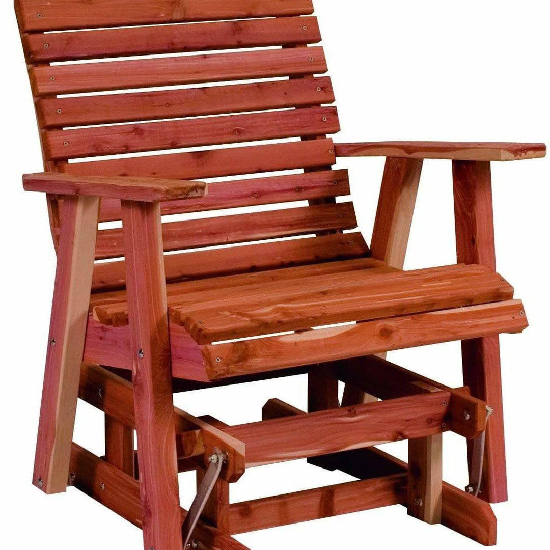 Nature’s Lawn & Patio 26" Glider Chair-Rustic Furniture Marketplace