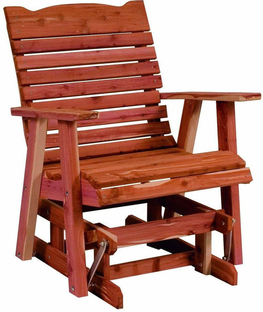 Nature’s Lawn & Patio 26" Glider Chair-Rustic Furniture Marketplace