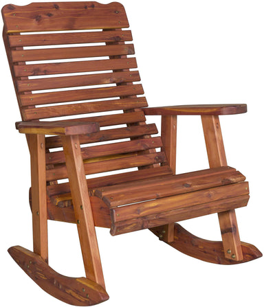 Nature’s Lawn & Patio 34" Outdoor Rocking Chair-Rustic Furniture Marketplace
