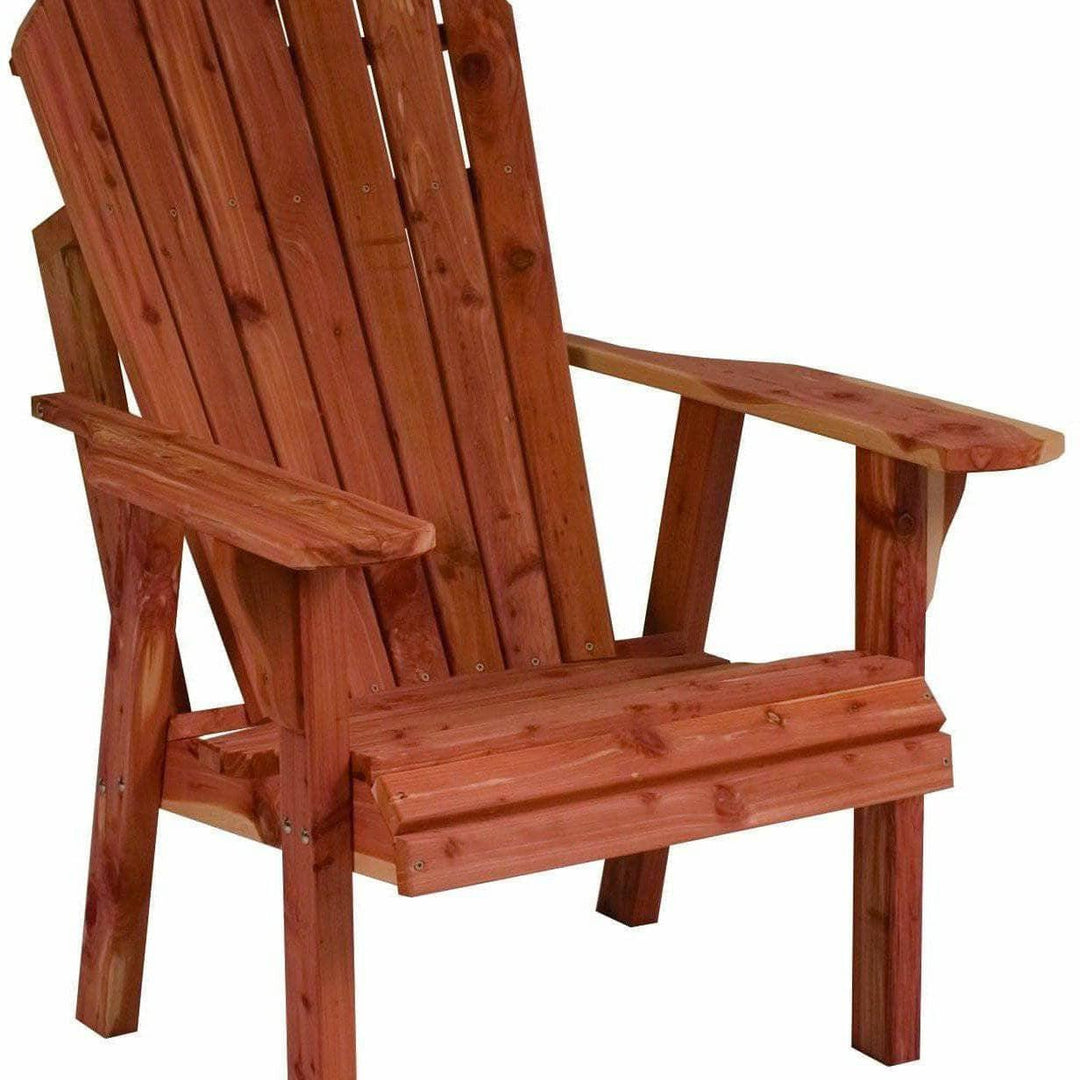 Nature’s Lawn & Patio 34" Wood Adirondack Chair-Rustic Furniture Marketplace