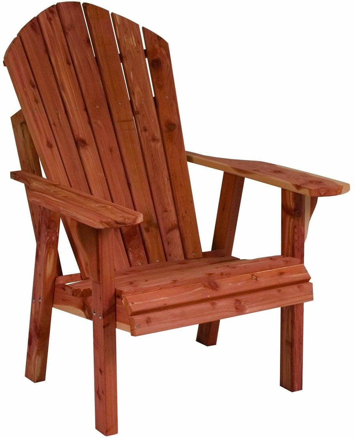Nature’s Lawn & Patio 34" Wood Adirondack Chair-Rustic Furniture Marketplace