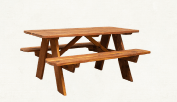 Nature’s Lawn & Patio 40" Child's Picnic Table-Rustic Furniture Marketplace