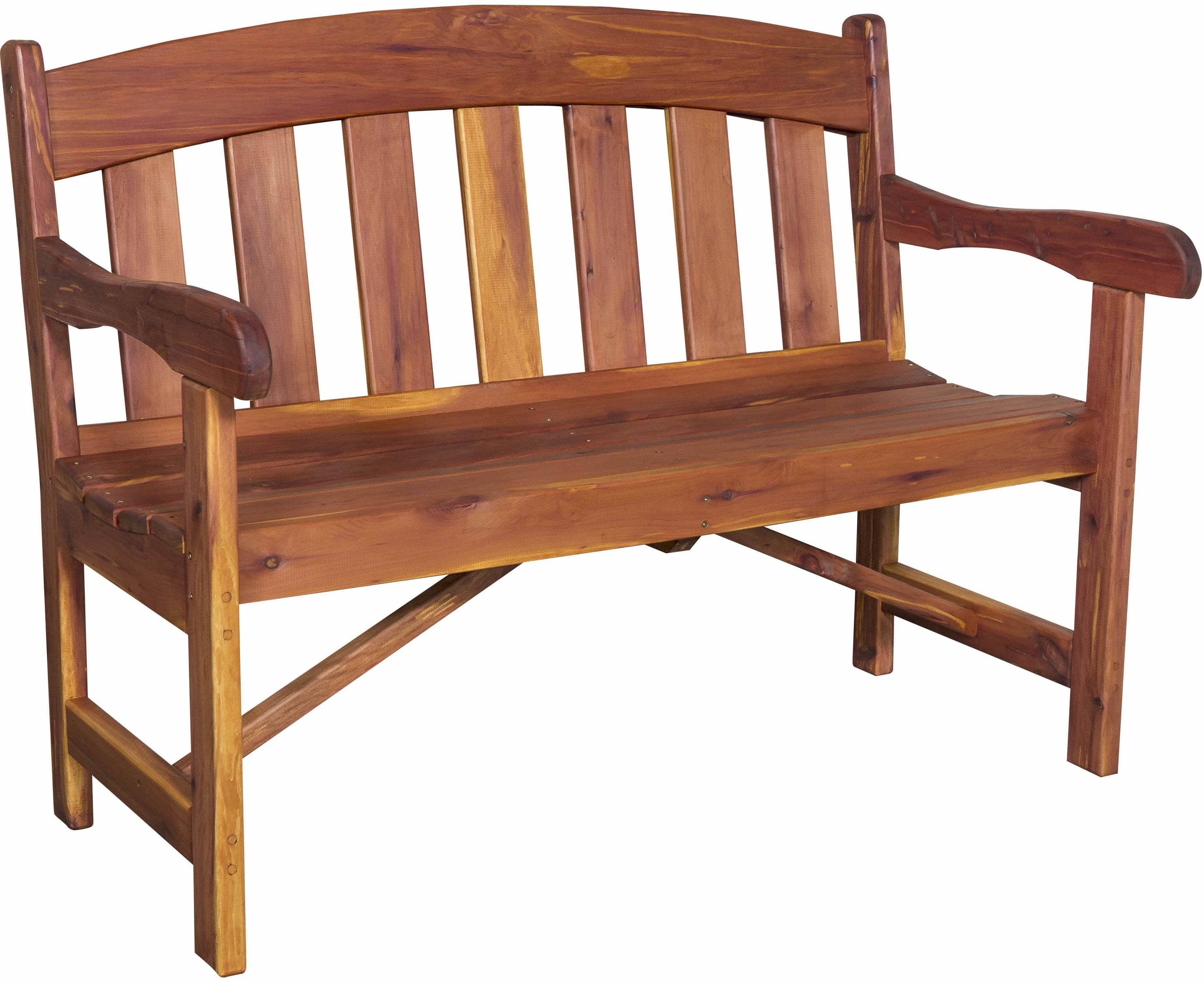 Nature’s Lawn & Patio 48" Garden Bench-Rustic Furniture Marketplace
