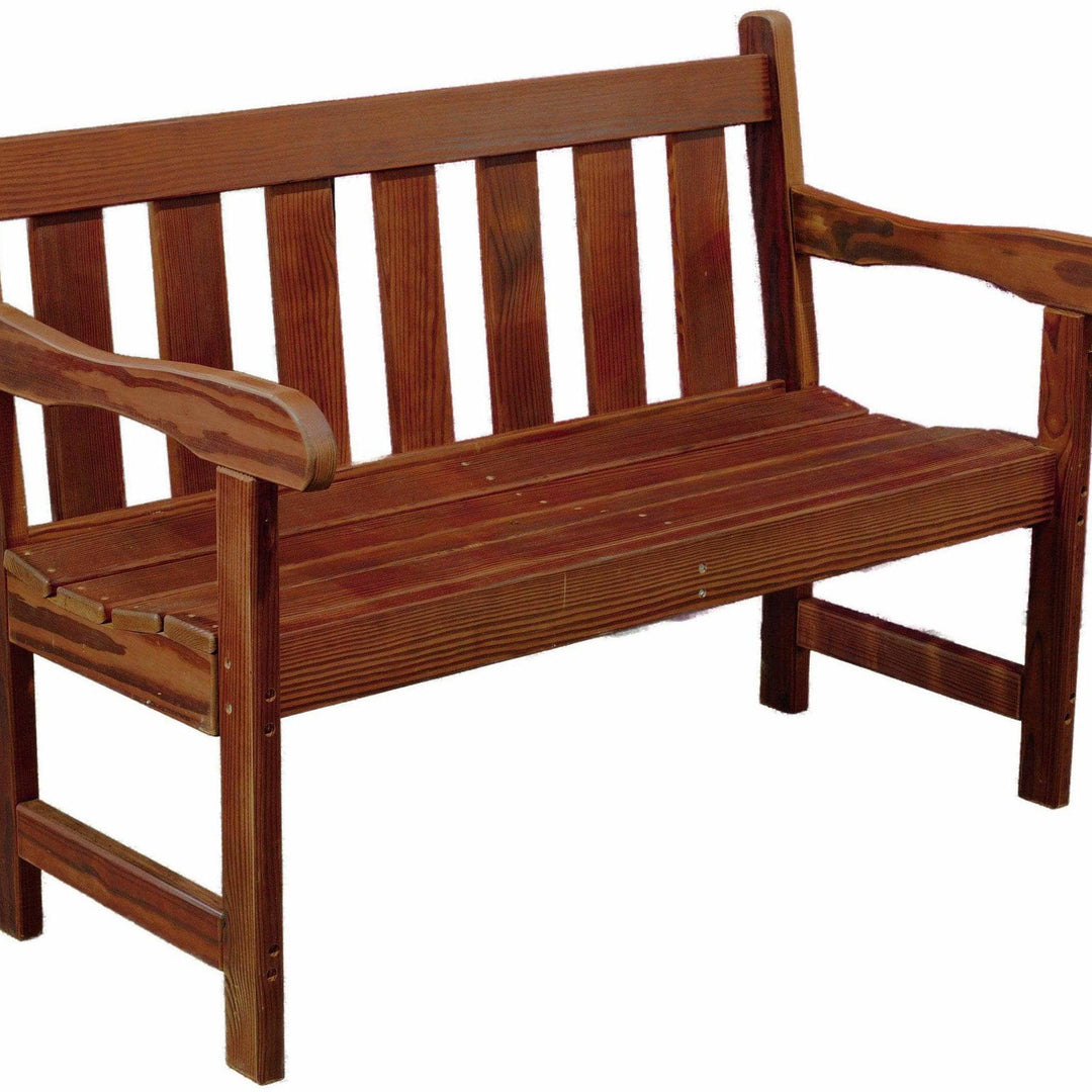 Nature’s Lawn & Patio 48" Garden Bench-Rustic Furniture Marketplace