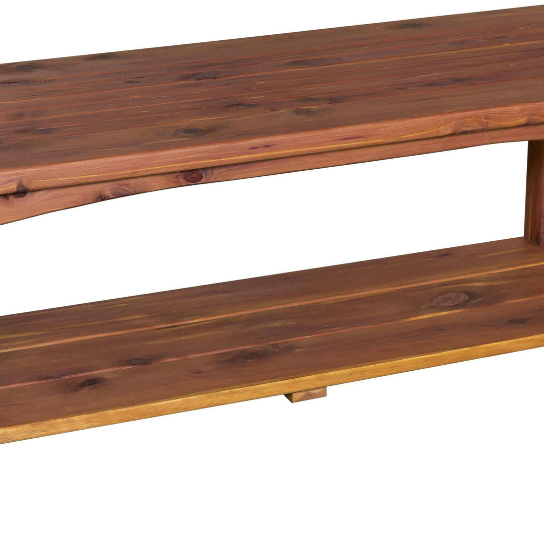 Nature’s Lawn & Patio 48" Wood Coffee Table-Rustic Furniture Marketplace