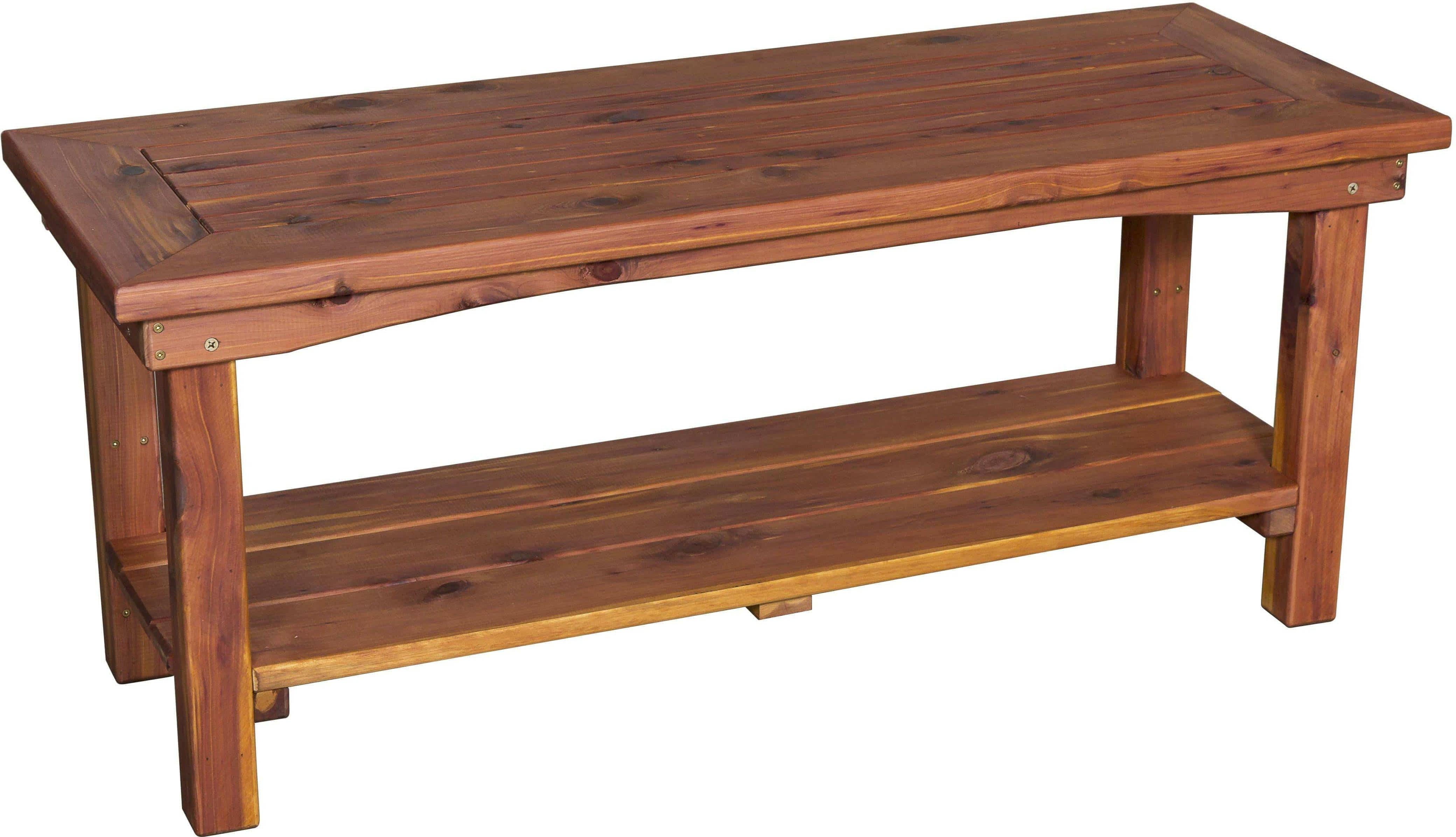Nature’s Lawn & Patio 48" Wood Coffee Table-Rustic Furniture Marketplace