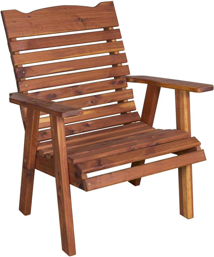 Nature’s Lawn & Patio 48" Wood Dining Table Set-Rustic Furniture Marketplace