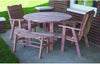 Nature’s Lawn & Patio 48" Wooden Picnic Table-Rustic Furniture Marketplace
