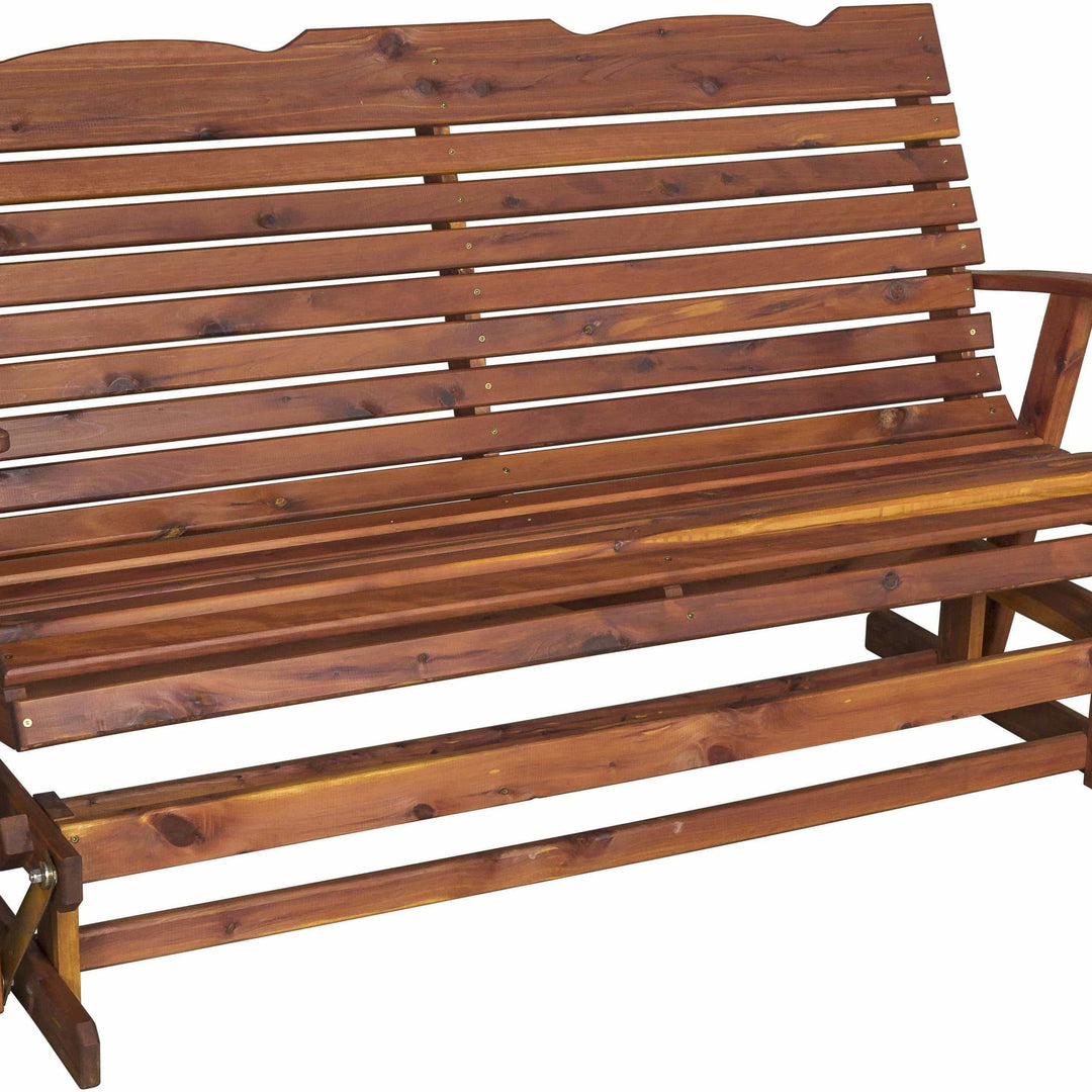 Nature’s Lawn & Patio Adirondack Glider-Rustic Furniture Marketplace
