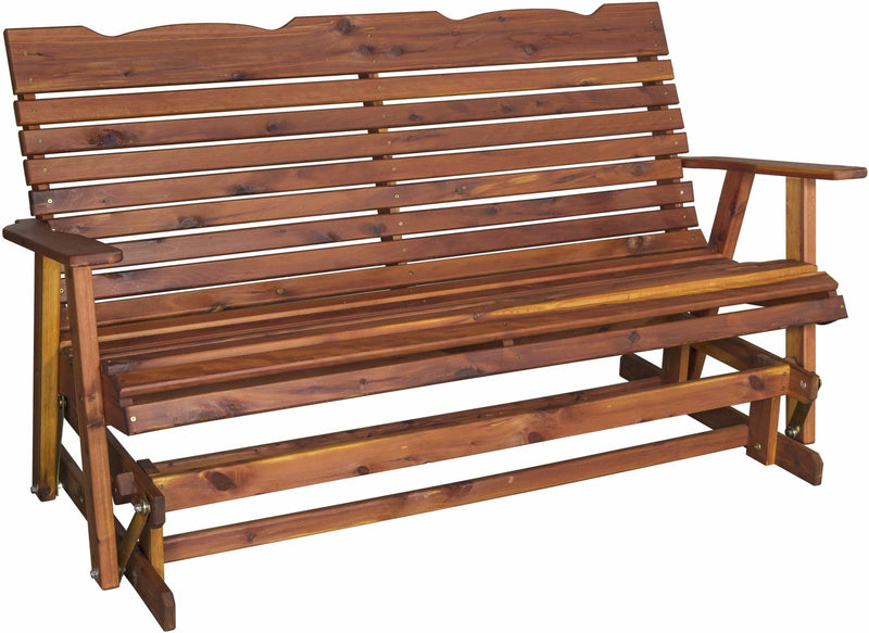 Nature’s Lawn & Patio Adirondack Glider-Rustic Furniture Marketplace