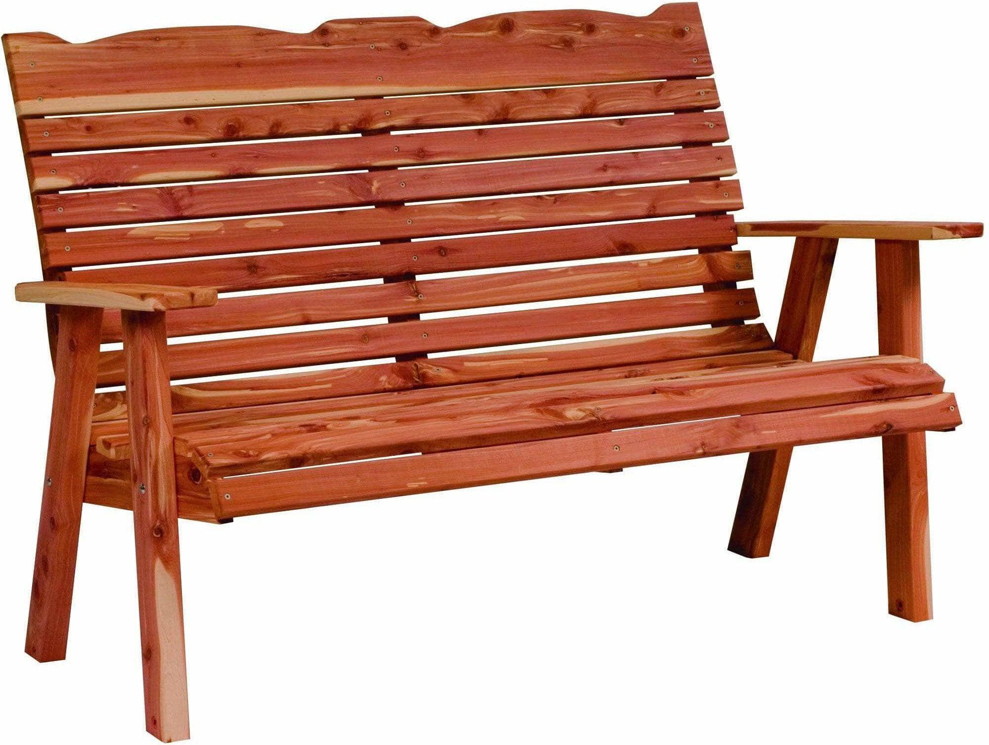 Nature’s Lawn & Patio Adirondack Loveseat-Rustic Furniture Marketplace