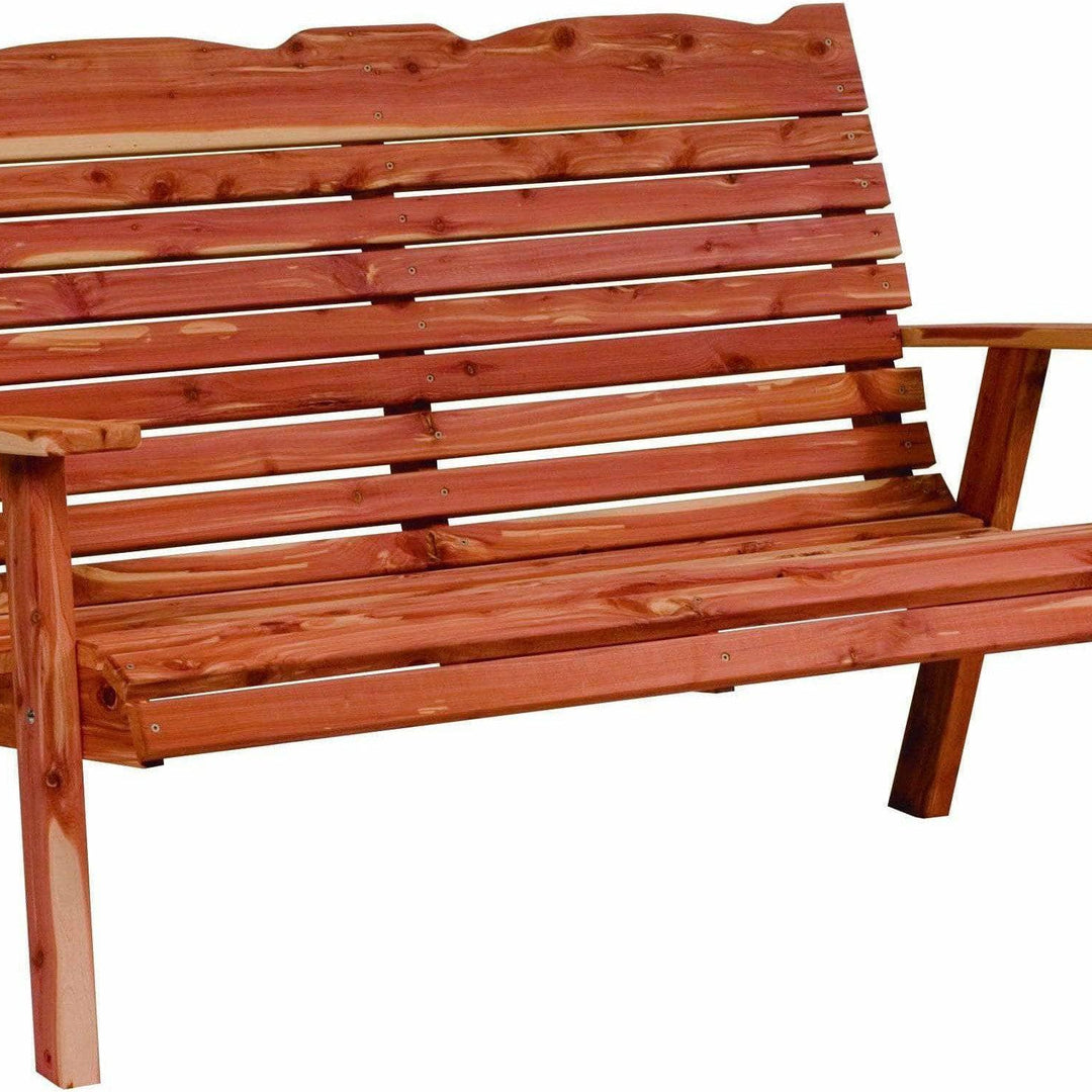 Nature’s Lawn & Patio Adirondack Loveseat-Rustic Furniture Marketplace