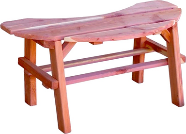 Nature’s Lawn & Patio Picnic Table Bench-Rustic Furniture Marketplace