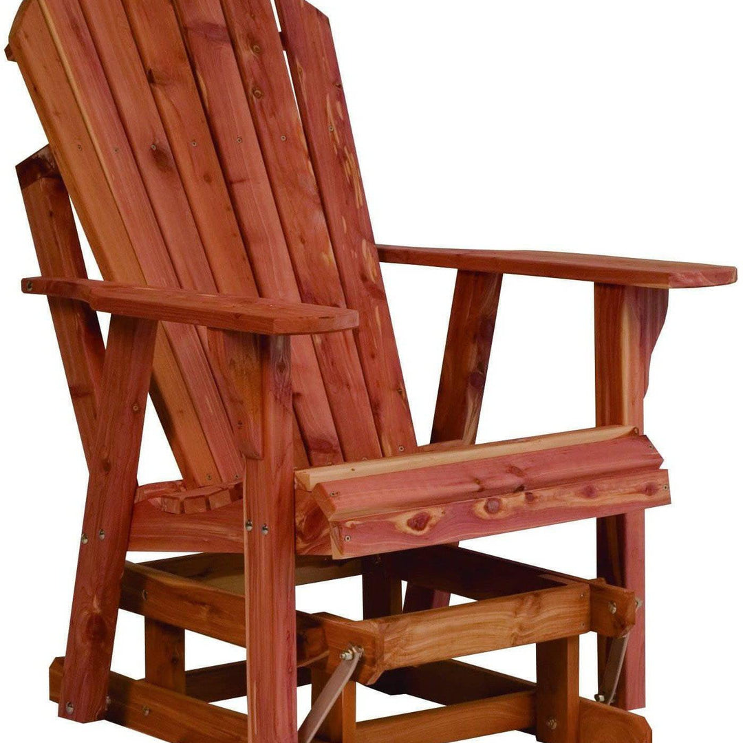 Nature’s Lawn & Patio Wood Adirondack Glider-Rustic Furniture Marketplace