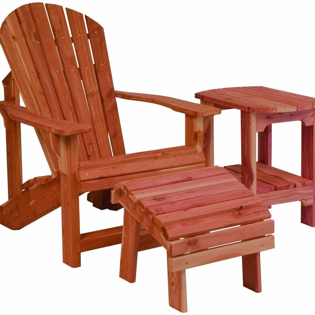 Nature’s Lawn & Patio Wood Adirondack Old Style Chair-Rustic Furniture Marketplace