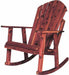 Nature’s Lawn & Patio Wood Adirondack Rocking Chair-Rustic Furniture Marketplace
