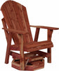 Nature’s Lawn & Patio Wood Adirondack Swivel Glider-Rustic Furniture Marketplace