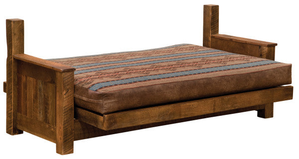 Fireside Lodge Barnwood Futon with 8