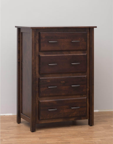 Peachey & Company 4-Drawer Chest - Tall Drawer Dresser-Rustic Furniture Marketplace