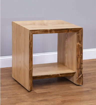 Peachey & Company Live Edge Rustic End Table-Rustic Furniture Marketplace