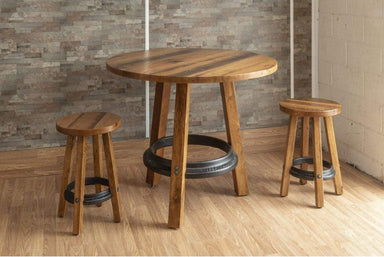 Peachey & Company Philadelphia Maple Pub Table & Chairs Set-Rustic Furniture Marketplace