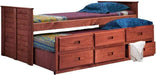 Pine Crafter Furniture Captain Bed with Trundle Unit-Rustic Furniture Marketplace