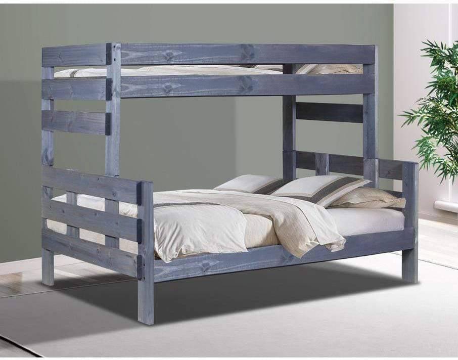 Pine Crafter Furniture Full Over Full Bunk Bed-Rustic Furniture Marketplace