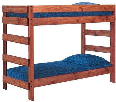 Pine Crafter Furniture Full Over Full One-Piece Bunk Bed-Rustic Furniture Marketplace