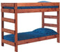 Pine Crafter Furniture Full Over Full One-Piece Bunk Bed-Rustic Furniture Marketplace