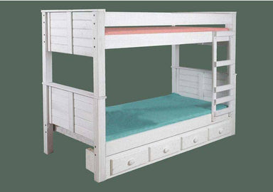 Pine Crafter Furniture Full Over Full Post Bunk Bed-Rustic Furniture Marketplace