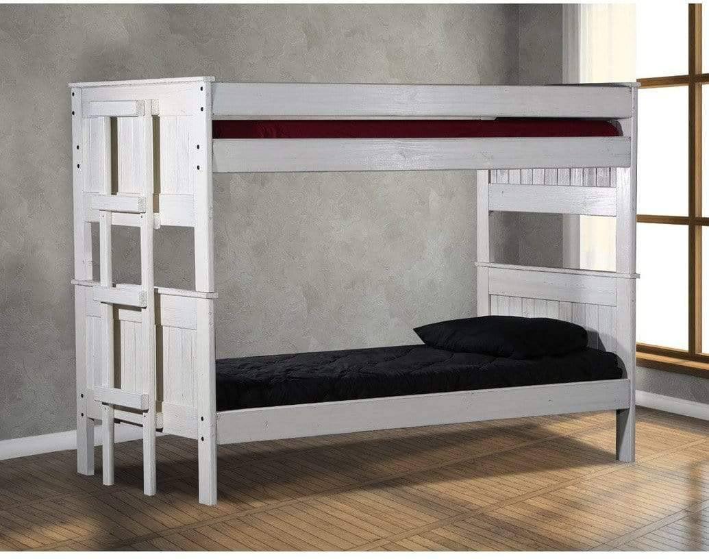 Pine Crafter Furniture Full Over Full Stackable Bunk Bed with Trundle Unit-Rustic Furniture Marketplace