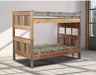 Pine Crafter Furniture Full Over Full Stackable Bunk Bed with Trundle Unit-Rustic Furniture Marketplace