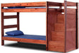 Pine Crafter Furniture Staircase Bunk Bed without Bottom Bed-Rustic Furniture Marketplace