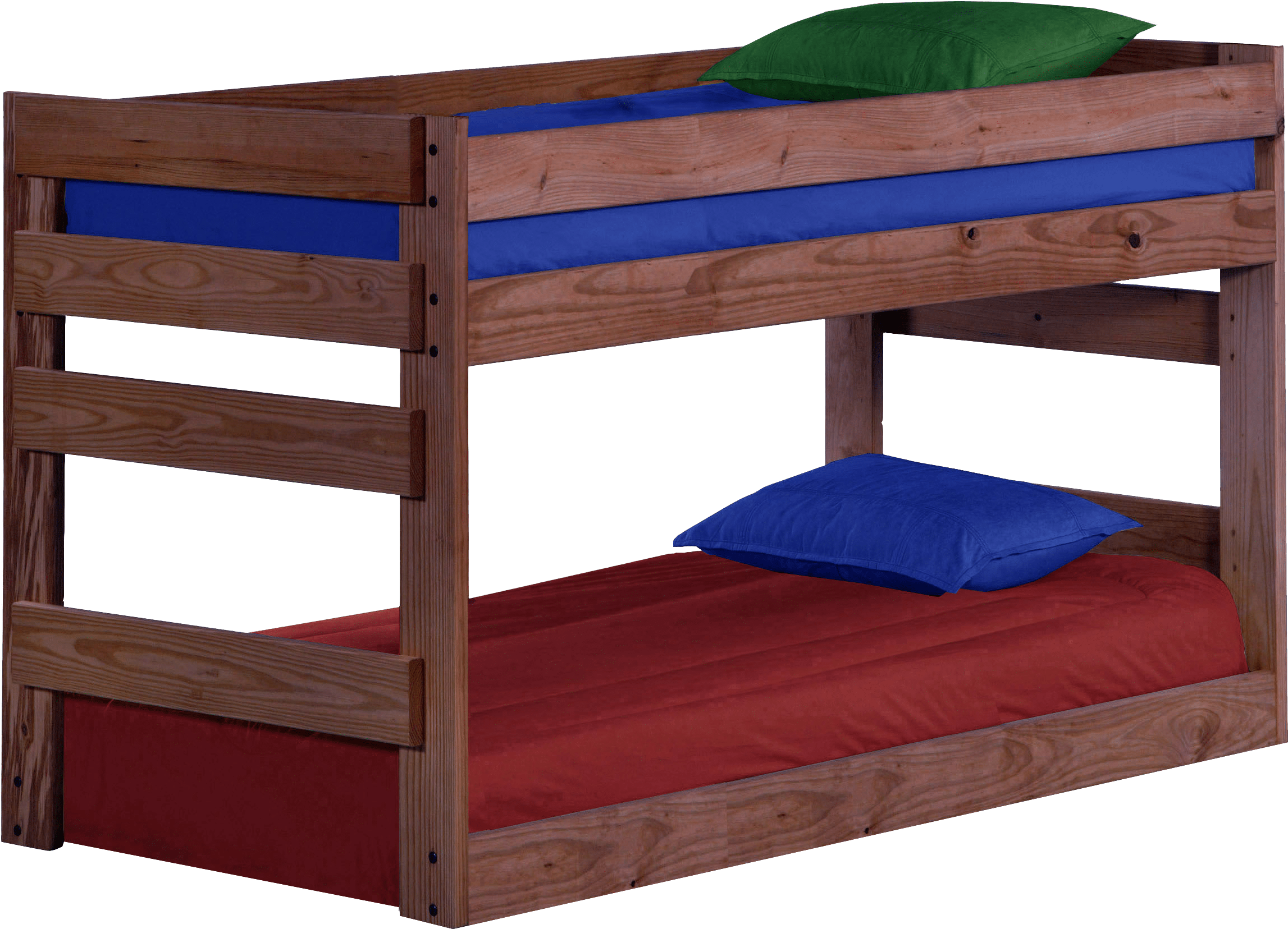 Pine Crafter Furniture Twin Bottom Bunk Bed Only-Rustic Furniture Marketplace