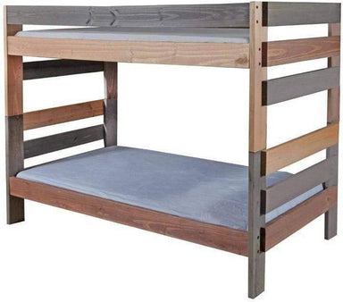 Pine Crafter Furniture Twin Stackable Bunk Bed-Rustic Furniture Marketplace