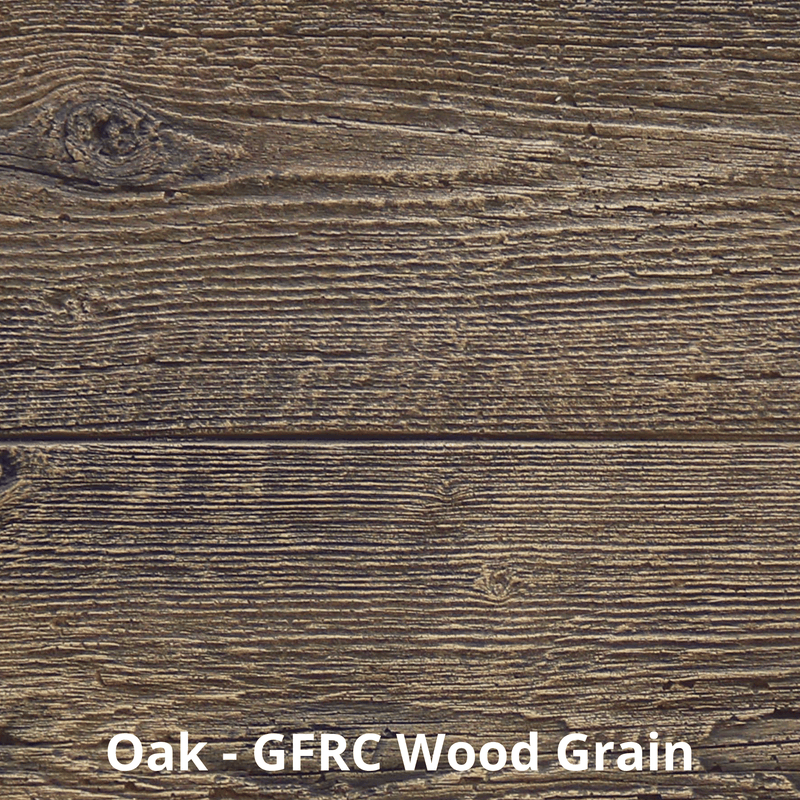 THE OUTDOOR PLUS Carson Wood Grain Fire Pit-Rustic Furniture Marketplace